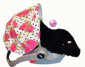 Infant Car Seat Cover- Jessie Steel
