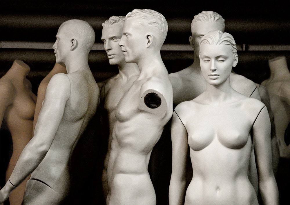 Black and White Mannequin Art Photography GET-TOGETHER