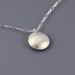 RESERVED for Deb: Paw Print/ Love Walks on Four Paws Necklace