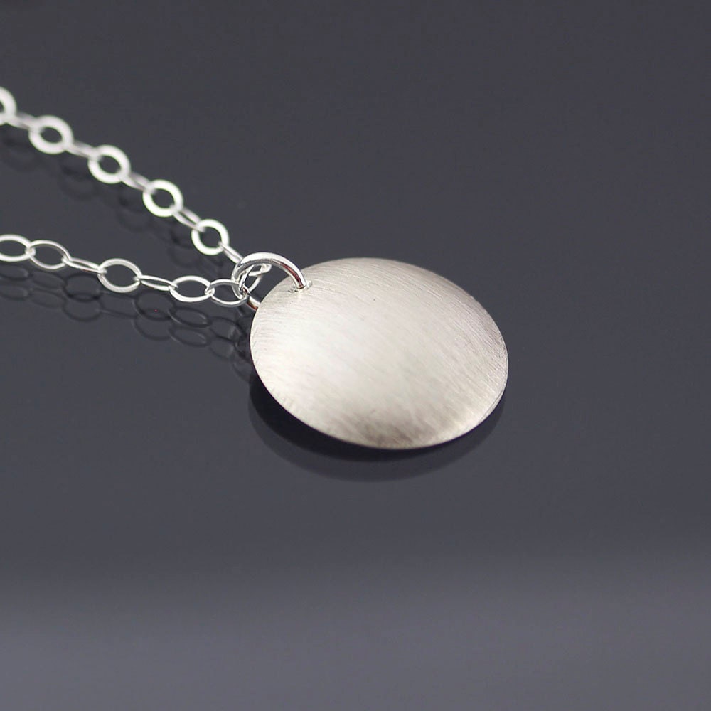 Floating Hydrangea Petals Necklace - Sterling Silver