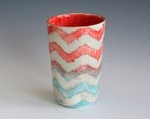 Tall Tumbler Ikaat Chevron
