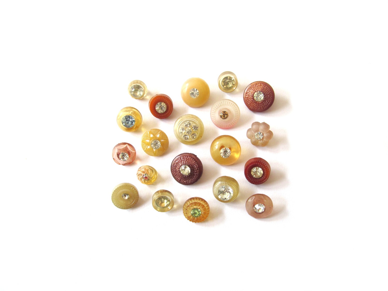 Vintage Rhinestone Buttons