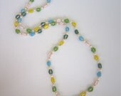 Vintage  Necklace - Creative Colorful Beads and Pearls