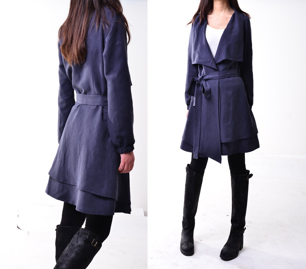 Breakfast at Tiffany's - Tencel layered trench coat (Y3103)