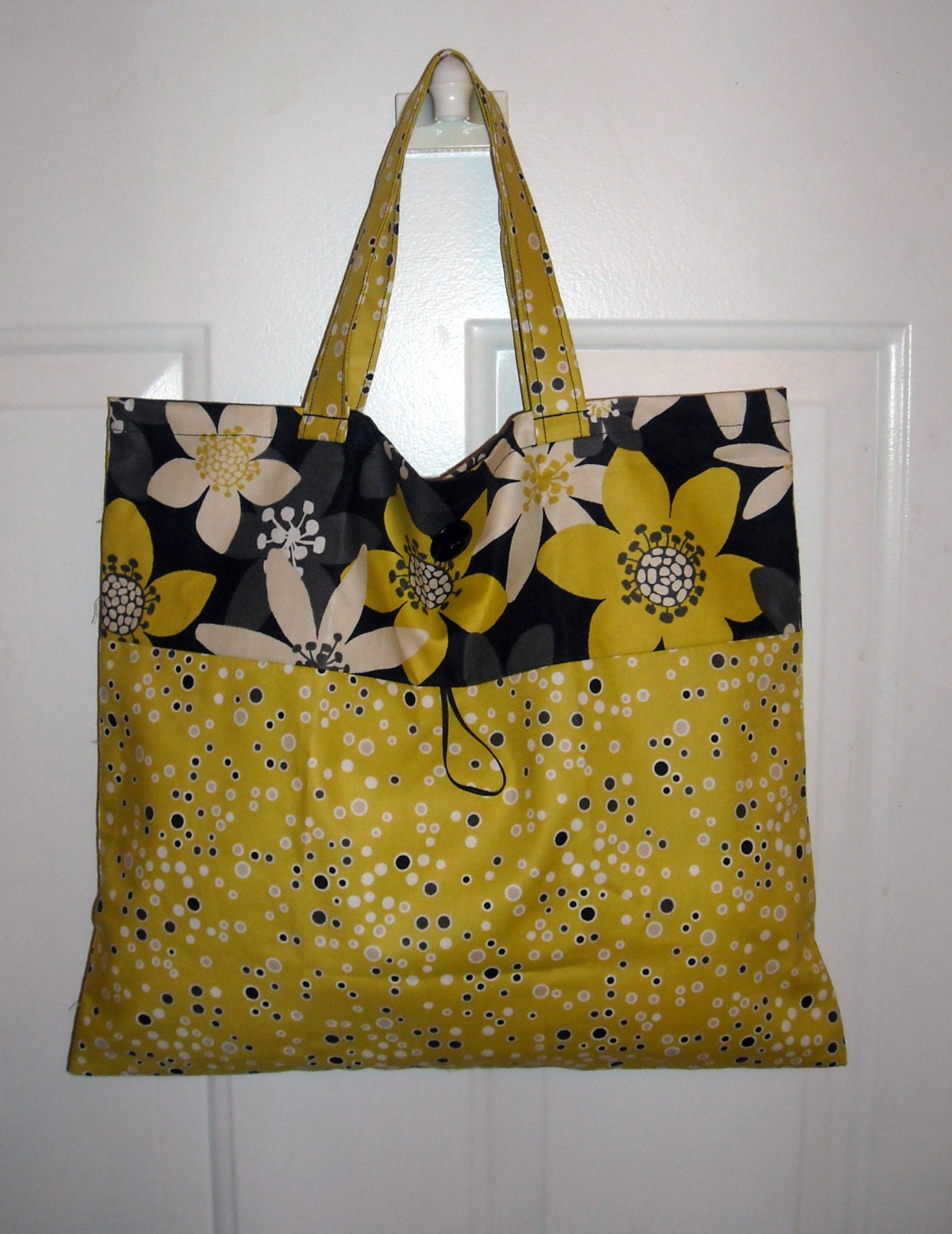 Flowers and Dots II Bag