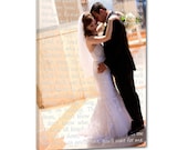 I love you Sign - Photos love letters, Your words Wedding Canvas 16X20