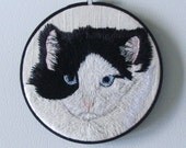 Custom Hand Embroidered Pet Wall Art - Hand Embroidered Fiber Art - Remembrance, In Memory, Man's Best Friend, BFF pet, Dog, Cat, Horse