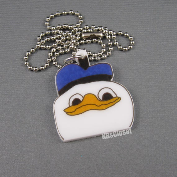 Dolan Duck Meme Necklace, Gooby Please