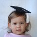 Free Shipping Graduation Headband Dress Up Costume Graduation Hat Felt Hat Graduation Party Hat Photo Prop