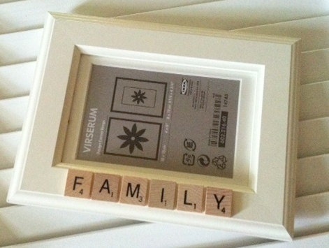 Scrabble Frame - FAMILY