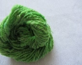 Lime.  Handspun Local Merino/mohair Little Skein