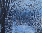 Original Painting - Through The Fence