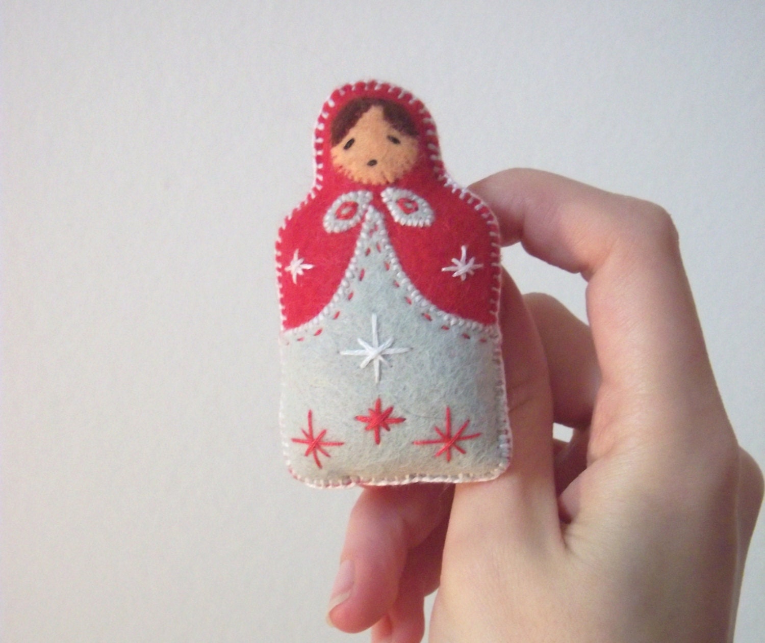 s a l e russian doll brooch