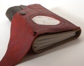 Wanderlust Leather Journal or Sketchbook (med) - World Map