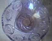 Sun Purpled Depression Glass Bowl