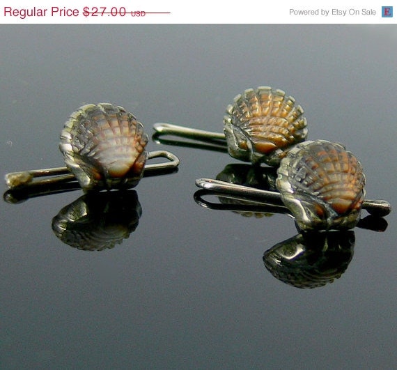 Victorian Sterling Silver MOP Seashell Waste Coat Buttons
