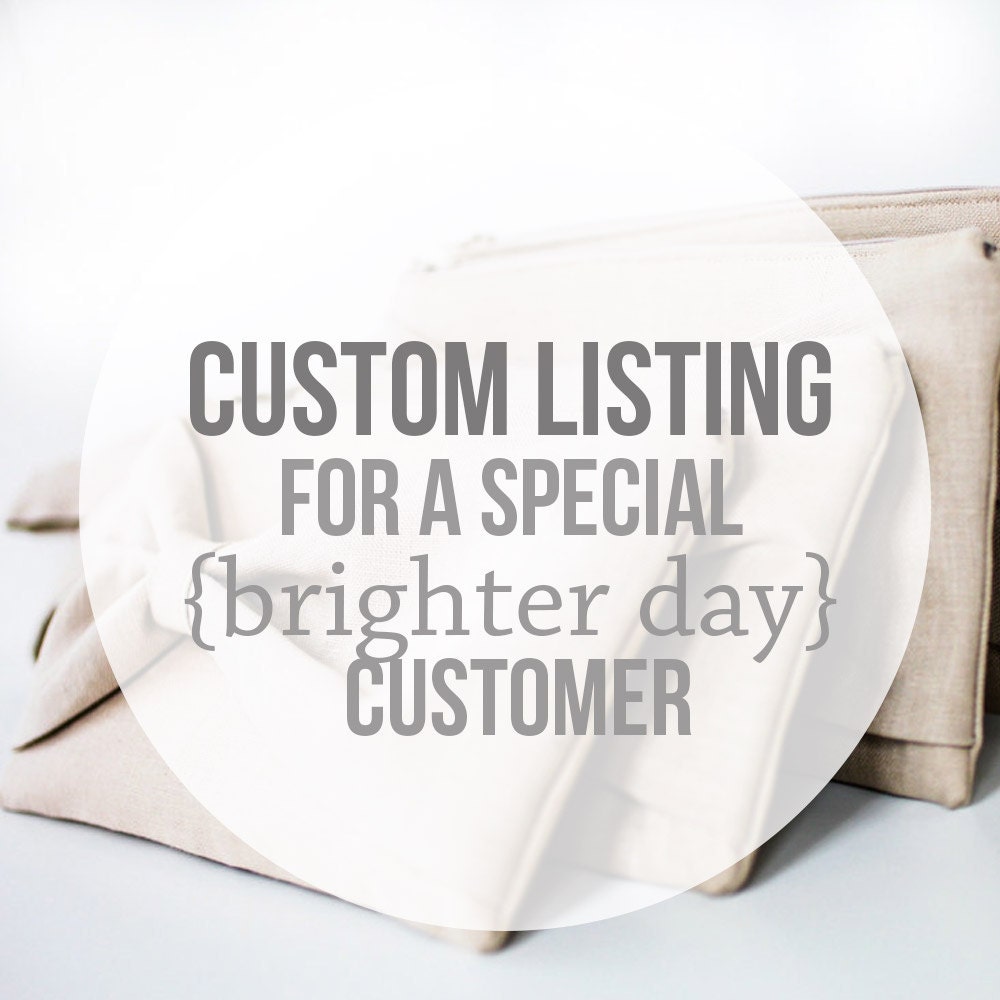 Custom listing for Alyssa
