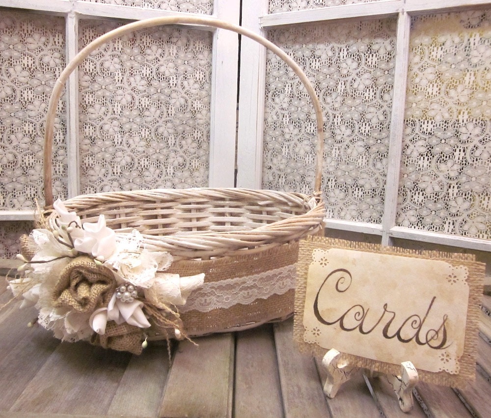 Medium Sized Wedding Card Basket