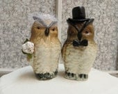 Owl Wedding Cake Topper