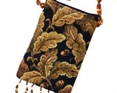 Cell Phone Shoulder Cross Body Hip Bag  Pouch Purse - Hand Beaded