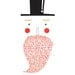 Digital Art Print - A gentleman and his mustache - i Love u Typographic