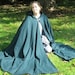 Custom Color Wool Three Quarter Circle Cloak SCA Renaissance LARP Pagan Halloween