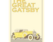 The Great Gatsby 6x4 inches retro small print