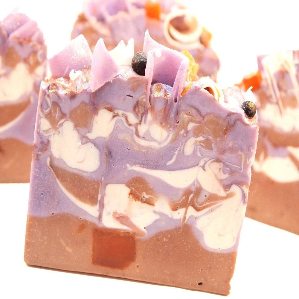 French Lavender Vanilla Handmade Cold Process Artisan Soap by SV.Soaps