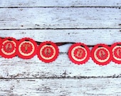 Poppy Red Vintage Vogue Photo Booth Party Banner Photo Prop