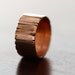Tree Bark Copper Ring