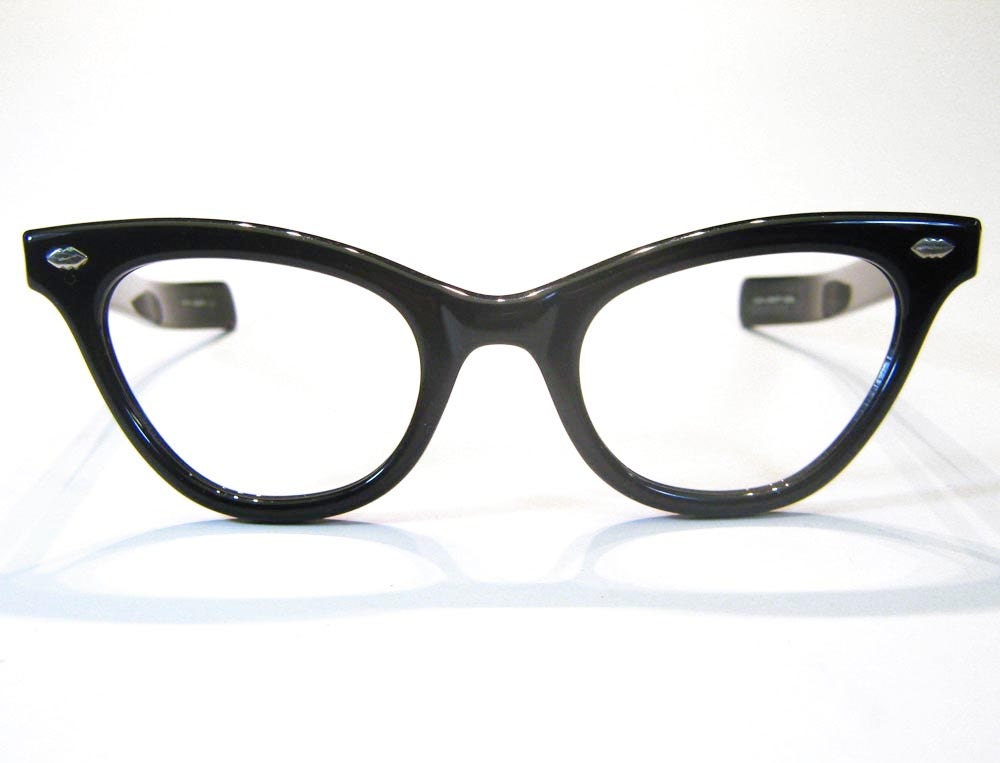 Vintage 1950's Cat Eye Eyeglasses Eye Glass Frames by Liberty USA