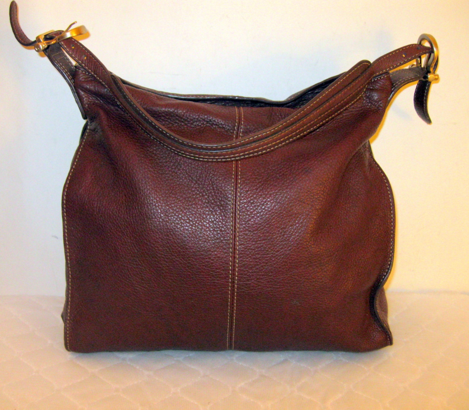 Liz Claiborne all butter soft leather satchel purse by BagsBabylon