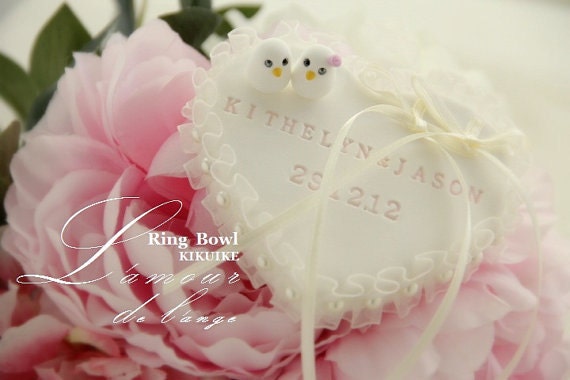 CUSTOM deposit Wedding Ring Bearer ,Ring Bowl ,for wedding,commitment ceremony (