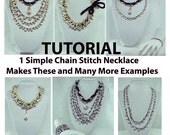 Twisted Versatile Crochet Necklace Tutorial