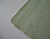 Vintage cloth napkins, eco friendly, mint sage green, set of 4 four