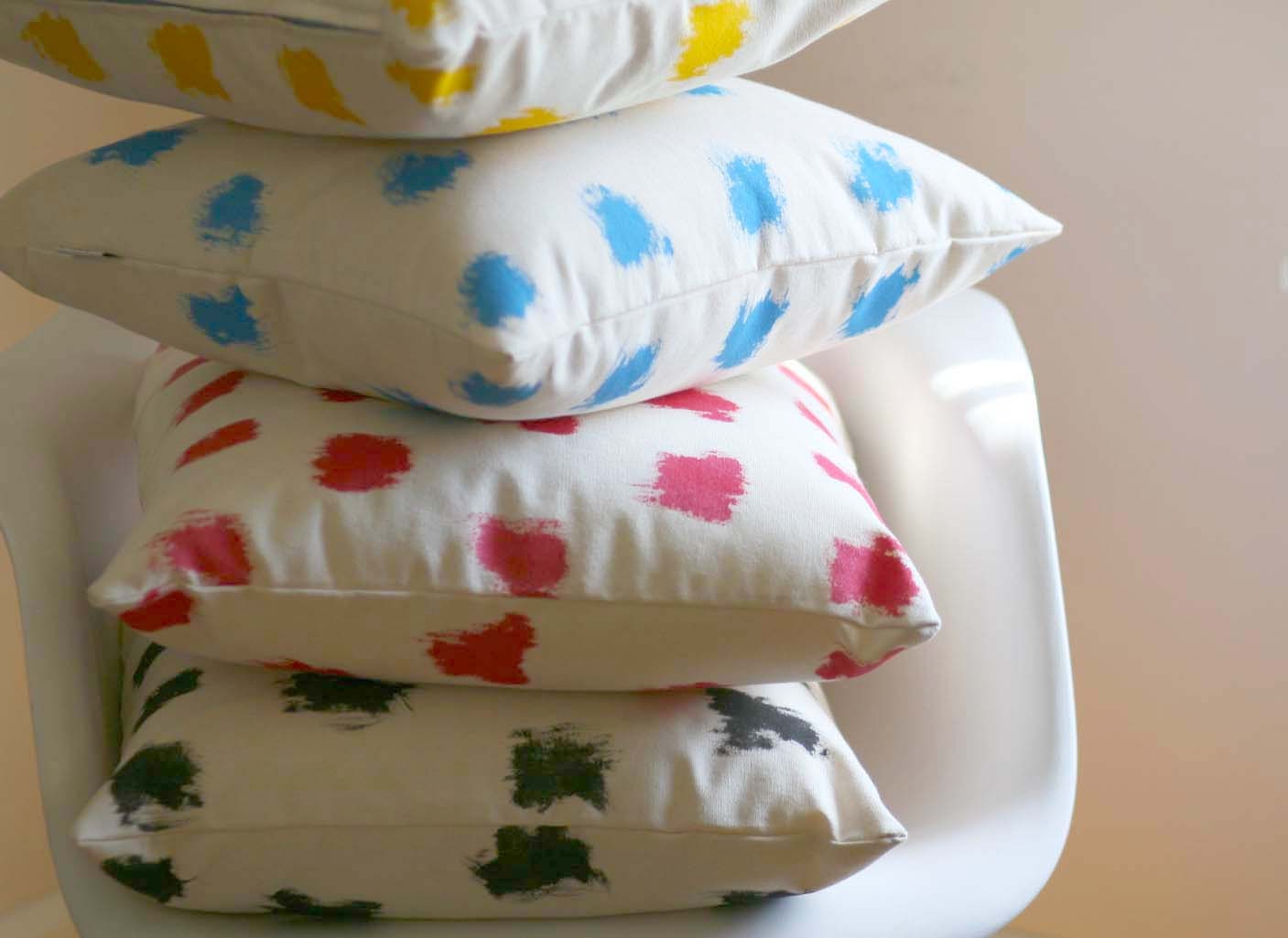 Hand Painted Brushstrokes pillow