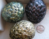 3 Small Dragon Eggs Inspired by Game of Thrones