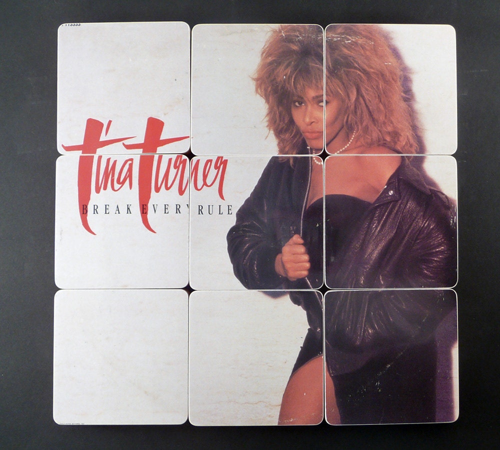 TINA TURNER - Coasters and Break Every Rule Record Bowl