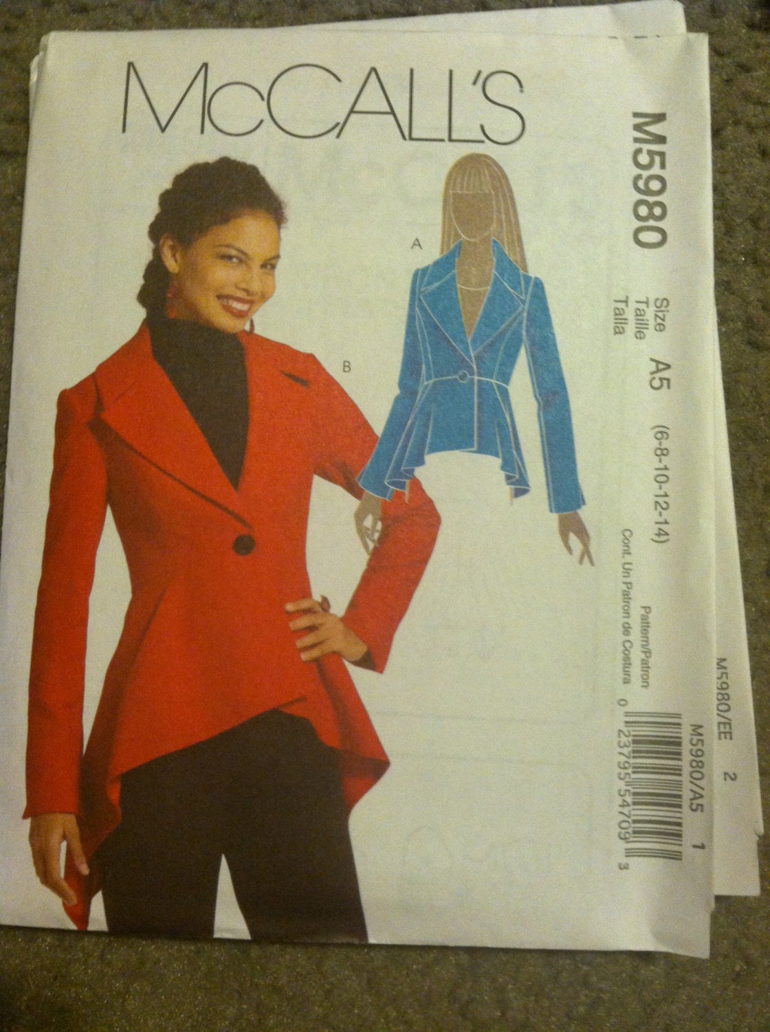 Woman's Steampunk jacket pattern. 