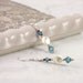 Multi Strand Necklace Pearl Teal Brown Cream Shell Pendant