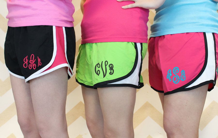 Monogram exercise running shorts  - Women & Girls Sizes