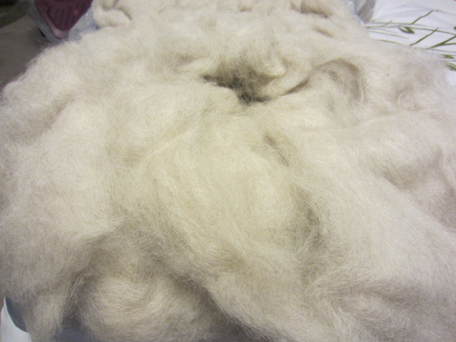 Llama Rovings for Spinning, Price per ounce, Natural Gray Fiber