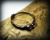 Nest with Me Ring - Sterling Silver & Brass - OOAK