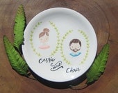 Happy Couple Personalized Dish