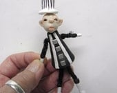 OOAK odd art DOLL fairy steam punk ball joint accessory alice in WONDERLAND  ( 02 ) by DinkyDarlings