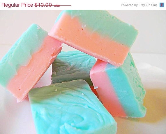 SALE Julie's Fudge - COTTON CANDY - 6 Pieces - 1/2 pound