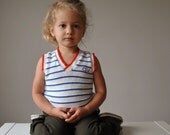 1980s Nautical Knit Sweater, size 12-24 months