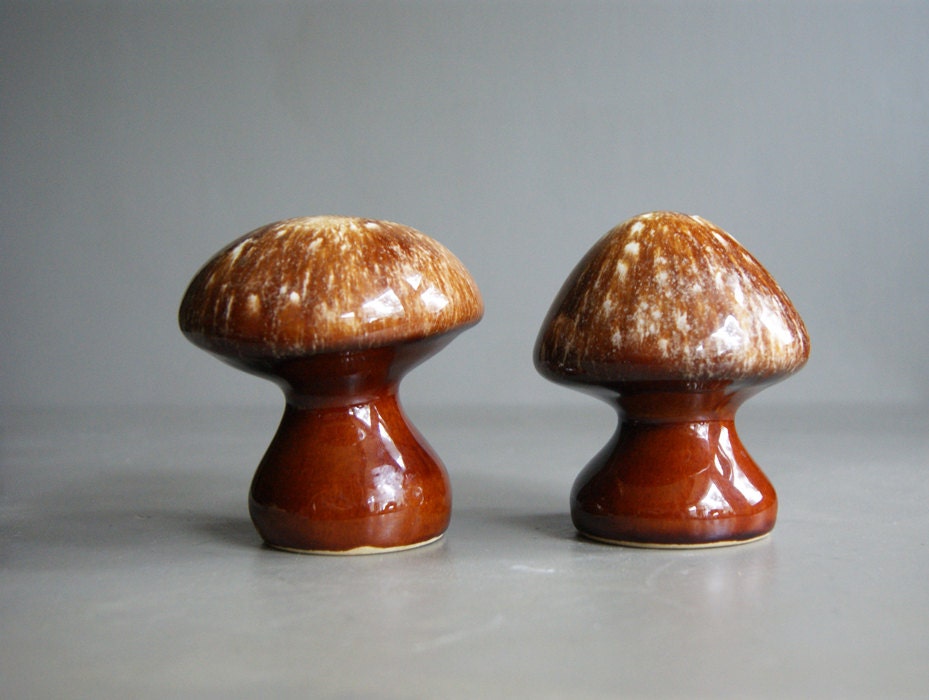 Mushroom Salt & Pepper Shakers by Hull