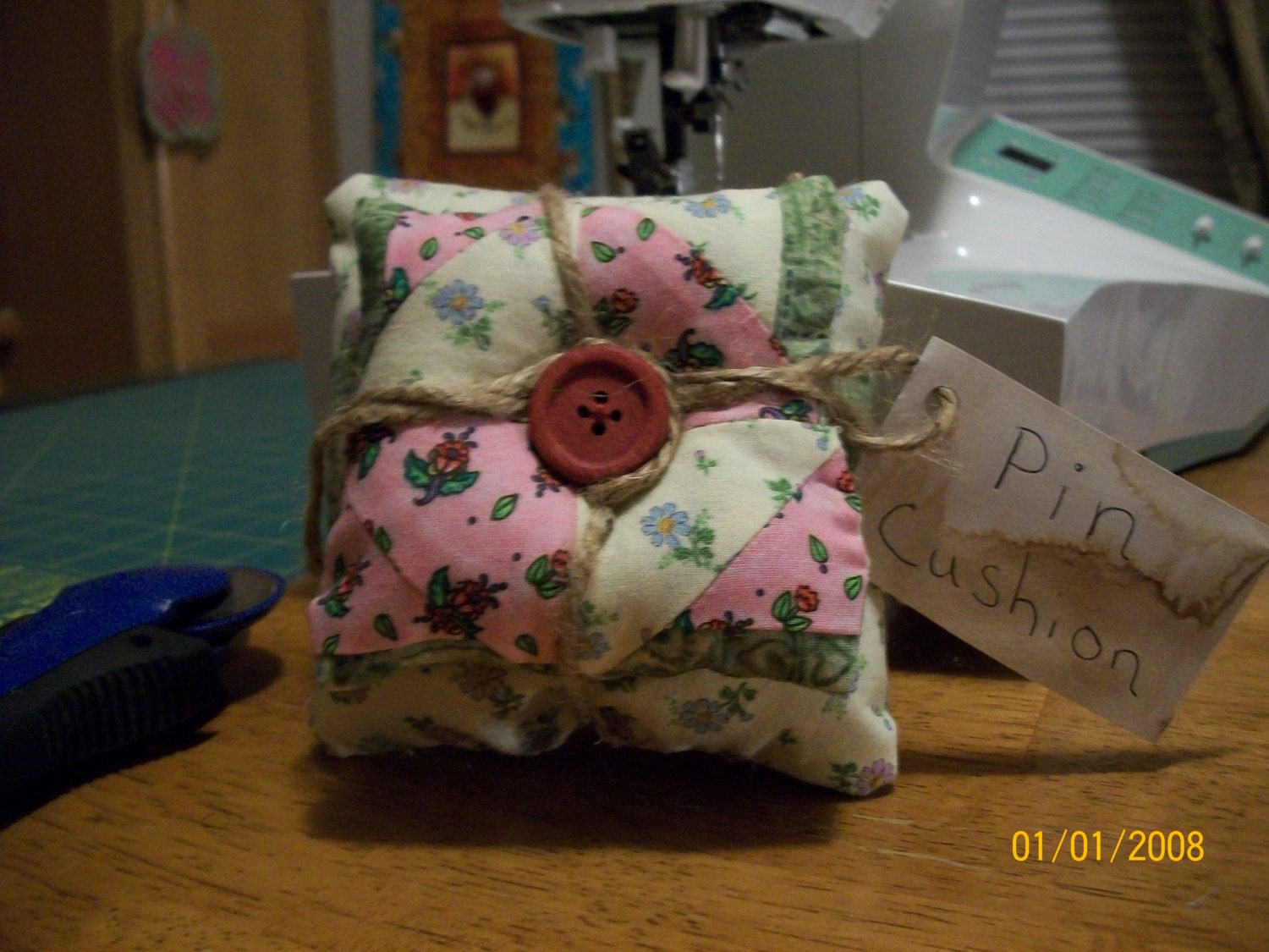 Stacked Pillow Decorative Pin cushion