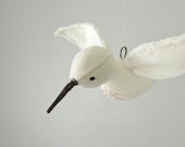 little bird / hanging soft sculpture